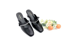Load image into Gallery viewer, Ladies Slip-On Heels With Strap (36052L)