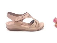Load image into Gallery viewer, Ladies Strap Wedges Sandals 36028L - Chic Comfortable Wedge Heel for Versatile Occasions