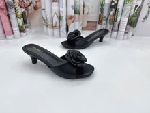 Load image into Gallery viewer, Ladies Medium Heels Slip-On Mules Shoes (35692L)