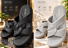 Load image into Gallery viewer, Ladies Platform Sandals Slide Slipper (36102L)