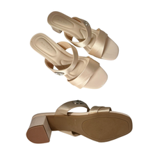 Load image into Gallery viewer, Ladies Slip-on Heels Strap Design (35802L)