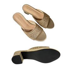 Load image into Gallery viewer, Ladies Slip-On Heels In 2 Colors (35732L)