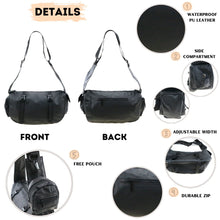 Load image into Gallery viewer, Moda Paolo Unisex Waterproof Sling Bag in Black Colour (B1916-1)