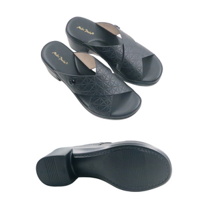 Women Peep Toe Heels Slip-Ons (35365L)