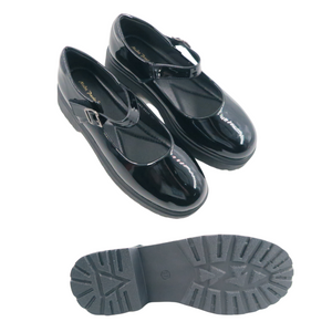 Ladies Heels Strap Design In Black Color (35244T)