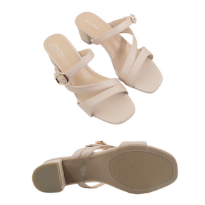Women Heels Adjustable Open Toe (35482L)