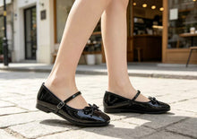 Load image into Gallery viewer, Ladies Mary Jane Flat Shoes (35999L)