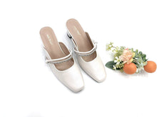 Load image into Gallery viewer, Ladies Slip-On Heels With Strap (36052L)