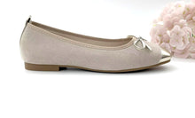 Load image into Gallery viewer, Ladies Flat Covered Toe Shoe Ribbon Design (35855L)