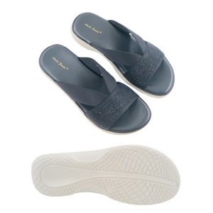 Women Casual Flat Sandal Slide (35383L)
