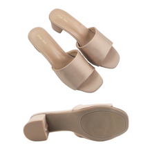 Load image into Gallery viewer, Ladies Slip-On Medium Heels Shoes (35486L)