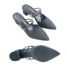 Load image into Gallery viewer, Ladies Slip-On Heels Shoes (35476L)