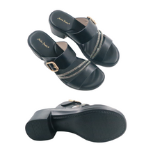 Load image into Gallery viewer, Ladies Mules Women Heels With Adjustable Buckle (35364L)