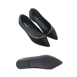 Women Pointed Toe Flat Shoes (35071T)