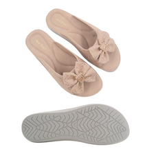 Load image into Gallery viewer, Ladies Ribbon Sandals Slip-On (35521L)