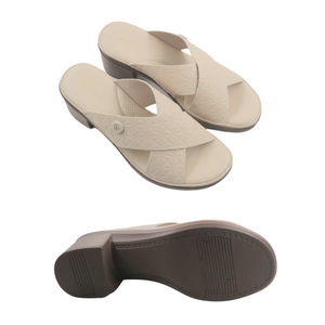 Women Peep Toe Heels Slip-Ons (35365L)