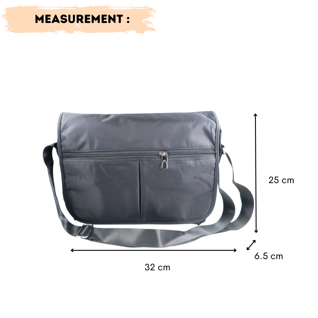 Men Crossbody Sling Bag Multi Compartment B015 B016 Moda Paolo Pte Ltd