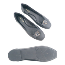 Load image into Gallery viewer, Ladies Flats Shoes Covered Toe Ribbon Design (35480L)