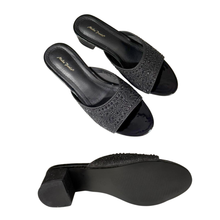 Load image into Gallery viewer, Ladies Slip-On Heels In 2 Colors (35732L)