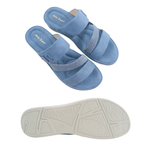 Ladies Wedges Mules Shoes (35515L)