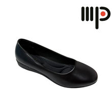 Load image into Gallery viewer, Ladies Black Formal Covered Shoes (36114L)