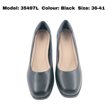 Load image into Gallery viewer, Women Formal Black Heels (35497L)