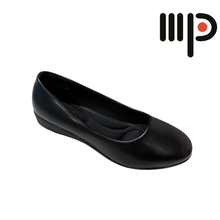 Load image into Gallery viewer, Ladies Black Formal Covered Shoes (36113L)