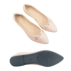 Ladies Flats Shoes Covered Toe Slip-On (35475L)