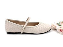 Load image into Gallery viewer, Women's Mary Jane Flat Shoes with Woven Texture (36007L)