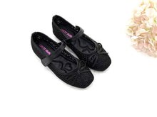 Load image into Gallery viewer, Kids Girl Ballet Flats Covered Shoe With Ribbon (36144K)