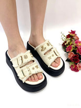 Load image into Gallery viewer, Ladies Slip-On Wedges Mules (35951L)