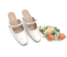 Load image into Gallery viewer, Ladies Slip-On Heels Mules 36053L - Stylish &amp; Convenient Slip-On Design for Multiple Occasions
