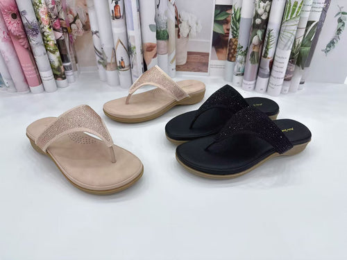 Ladies Flip-Flop Sandals Shoes (35689L)