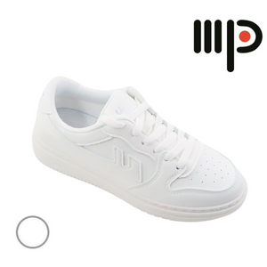 Unisex Adult School Shoes With Lace White Color (491JM)