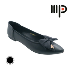 Load image into Gallery viewer, Ladies Flats Formal Shoes Covered Toe Ribbon Design (35534L)