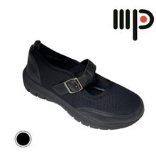 Load image into Gallery viewer, Ladies Sneakers In Black (35772L)