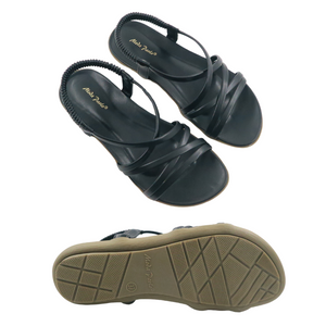 Ladies Sandal Slides in 3 Colors (N126)