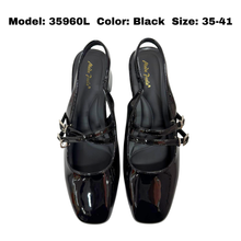 Load image into Gallery viewer, Ladies Double Strap Heels Shoes (35960L)