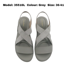 Load image into Gallery viewer, Ladies Wedges Strap Design Shoes (35516L)