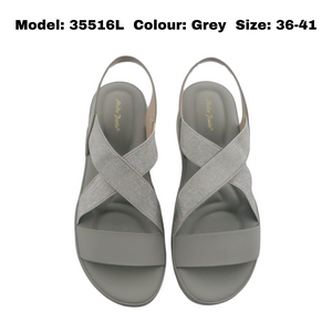 Ladies Wedges Strap Design Shoes (35516L)