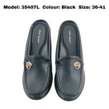 Load image into Gallery viewer, Women Ladies Slip-On Heels Cover Toe (35407L)