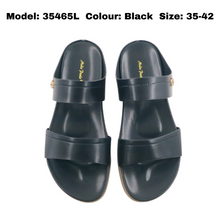 Load image into Gallery viewer, Ladies Slip-On Sandals Slides (35465L)
