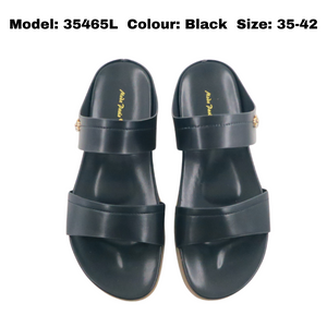 Ladies Slip-On Sandals Slides (35465L)