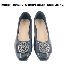 Load image into Gallery viewer, Women Flat Shoes Cover Toe 2 Colors (35424L)