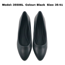 Load image into Gallery viewer, Ladies Slip-On Heels Shoes (35506L)