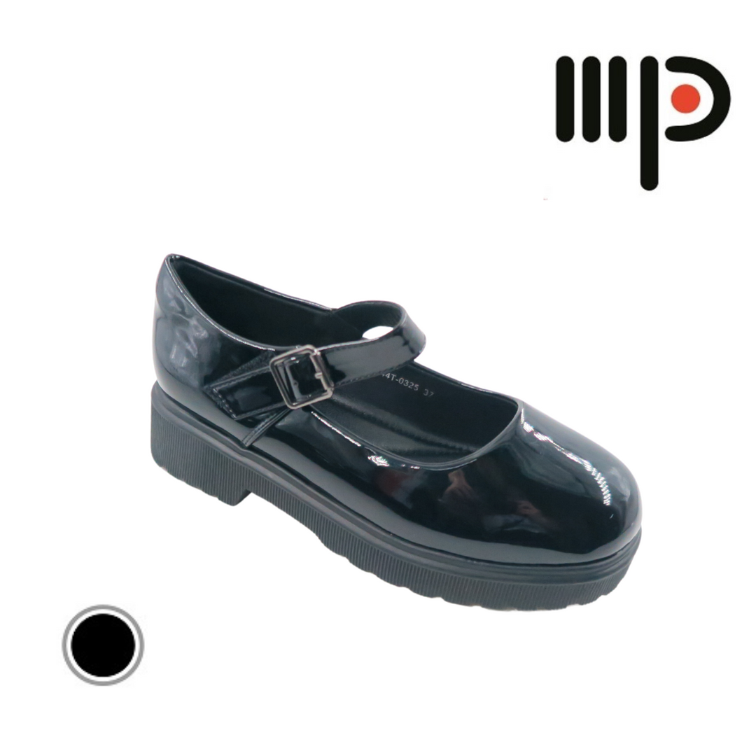 Ladies Heels Strap Design In Black Color (35244T)