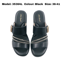 Load image into Gallery viewer, Ladies Mules Women Heels With Adjustable Buckle (35364L)