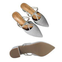 Load image into Gallery viewer, Ladies Slip-On Heels Shoes (35476L)