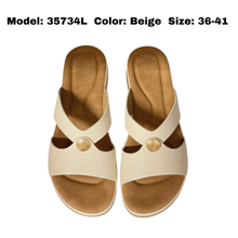 Load image into Gallery viewer, Ladies Slip-On Sandals (35734L)