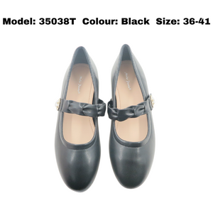 Women Flat Shoes Cover Toe (35038T)